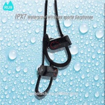 Handsfree bluetooth headset RU9 stereo high quality bluetooth earphones wireless headset