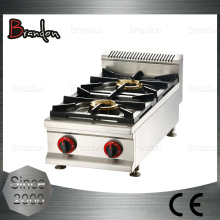 Brandon counter top stainless steel gas range equipment
