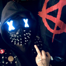 Watch Dogs: Marcus Legion Cosplay Halloween Prop Resin Wrench Mask