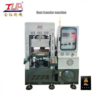 Máquina de prensa hidráulica para etiqueta de transferencia de calor de goma