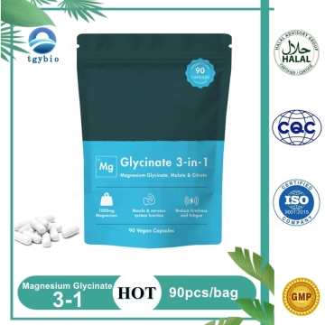 Private Label 3-in-1 Magnesium Supplements Magnesium Complex Capsules for for Sleep Health