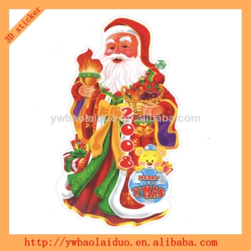 2014 wall window christmas dolls sticker