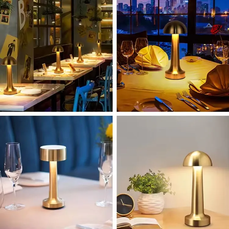 Stylish Wrought Iron Desk Lamp with Convenient USB Charging