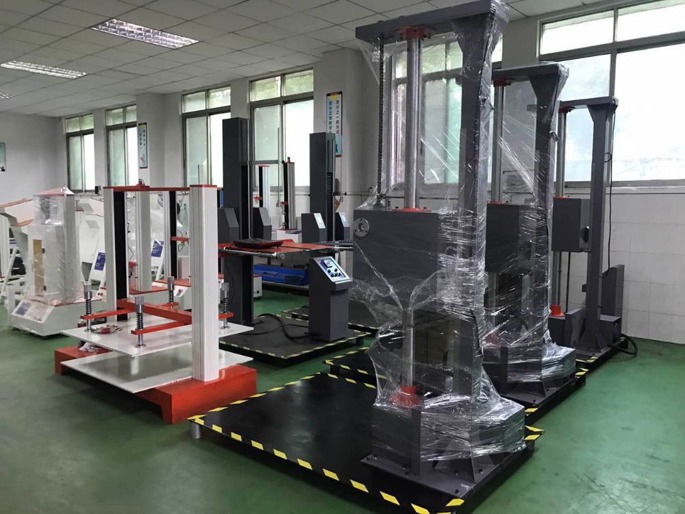 Battery cell phone electronic products drop testing machine for package products