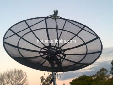 2.3m aluminium TV mesh dish C band mesh dish