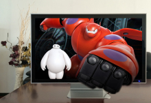 28'' 3D advertising display without glasses for playing fashionable advertisment