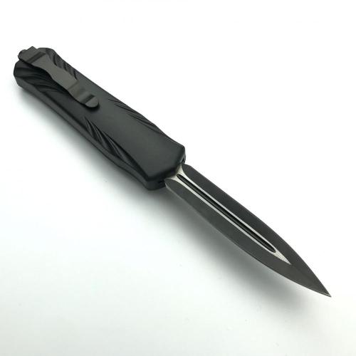 Microtech Stiletto Taschenmesser mit Druckknopfverschluss