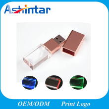 Newest Pendrive Crystal USB Flash Memory Rose Gold USB Stick