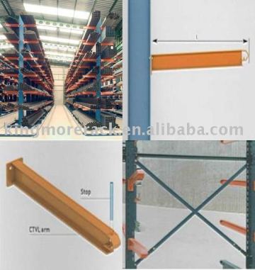 Cantilever structure storage racking