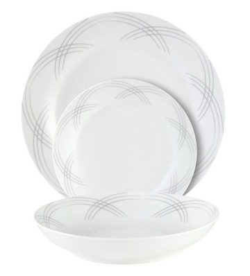 18 Piece Coupe Porcelain Dinner Set