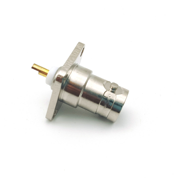 Flange Female Panel Mount BNC Crimp RF Connector