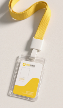 PVC Lanyard Badge Holder