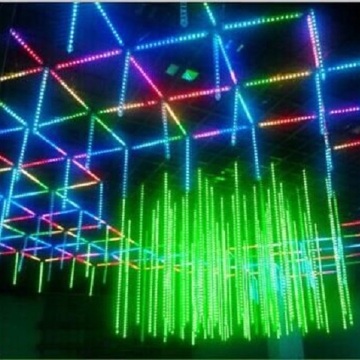 Mudança de cor LED RGB Luzes DMX512 CUBE