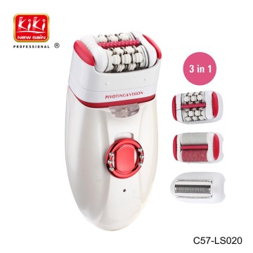 Ladie's Hair Remover.Rechargeable Shaver And Epilator. Rechargeable 3in 1 Epilator