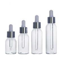 Clear Blue PET Plastic Dropper Bottle for Skincare Essences & Oils (30-60ml)