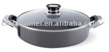 aluminium non-stick rice pot /low pot/casserole