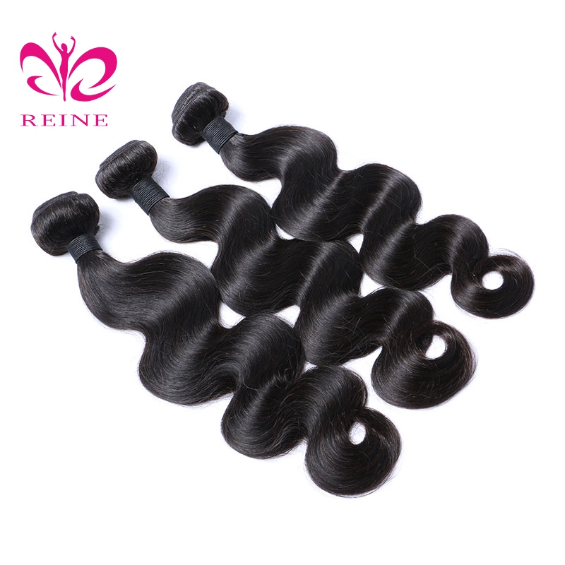 Thick and Heavy ends brazilian human hair extensions grade 9a peruvian body wave bundles for black woman