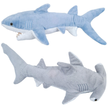 Lifelike Hammerhead Shark Plush Toy - 10\" Realistic Stuffed Animal