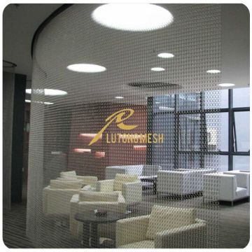 Metal ring mesh/office divider/office partition decoration