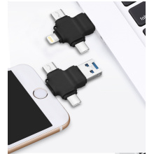 4 in 1 USB Card Reader+Flash Drive