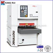 Calibrating belt venner sander machine