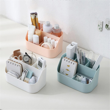 Plastic Desktop Box Office Partition Box Bedroom Cosmetics Storage Box Desktop Organizer Nails Box Home Office Storage Organizer