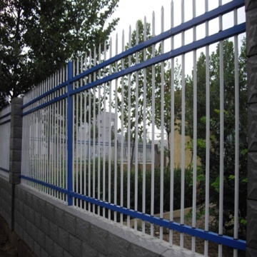 professional cheap zinc steel picket fence