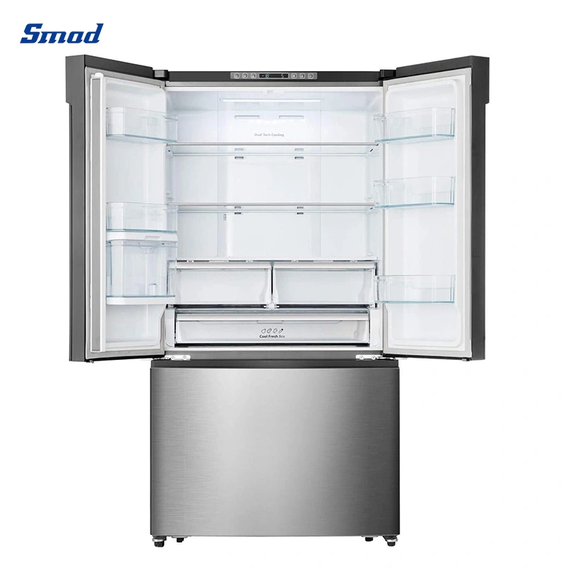 Smad 528L Ice Maker Water Dispenser Home French Door Refrigerators Fridge