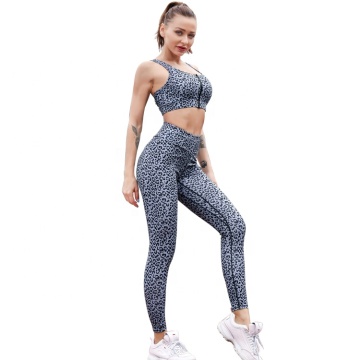 2021 Sexy Seamless Leopard Print Sportswear Play Suit