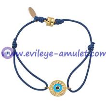 Navy Blue Evil Eye Braided  Bracelet  Wholesale