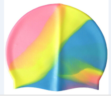 Custom printed silicone swimming cap