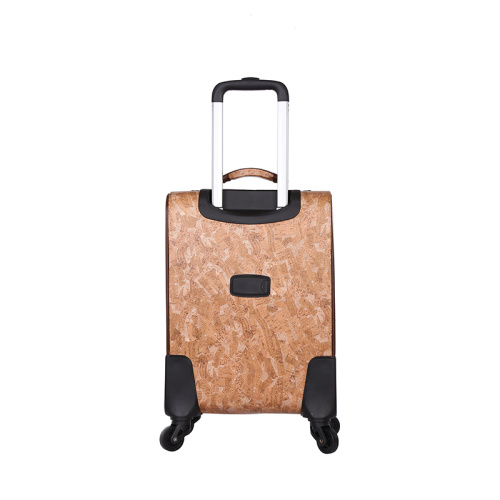 Custom PU carry-on waterproof trolley luggage