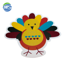 Custom Printed PVC Scalloped Placemats with Low MOQ for Dining Tables