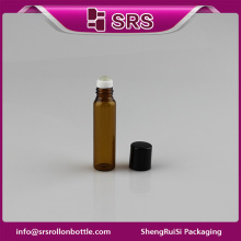 SRS Cosmetic glass roll on bottle container. empty glass roll on bottles for oil