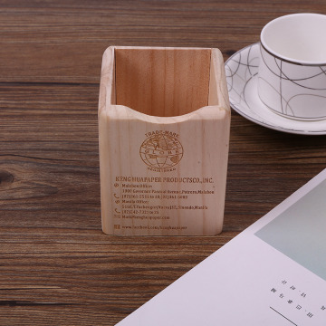 Promotional Gift Pine Pen Holder Pen Storage