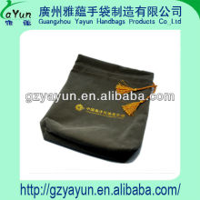 elegant velvet bag with logo,logo design velvet bag,drawstring velvet bag