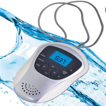 Promotional AM/FM Shower Radio W/ Clock