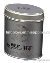 Oval Tea Tin Box?