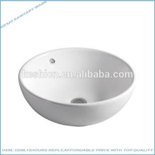White color ceramic art sink