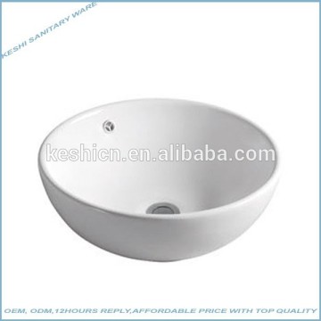 White color ceramic art sink