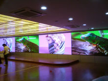 P6 Smd Wall Mounted Led Display , 32*32 Pixels Indoor Full Color Led Screen