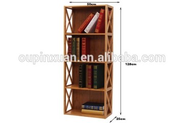 High quality organizer for book magazine,antique style 4 tier corner bookshelf/bookcase