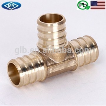 Brass Pex Fittings - Brass Pex Tee (Pex*Pex*Pex)