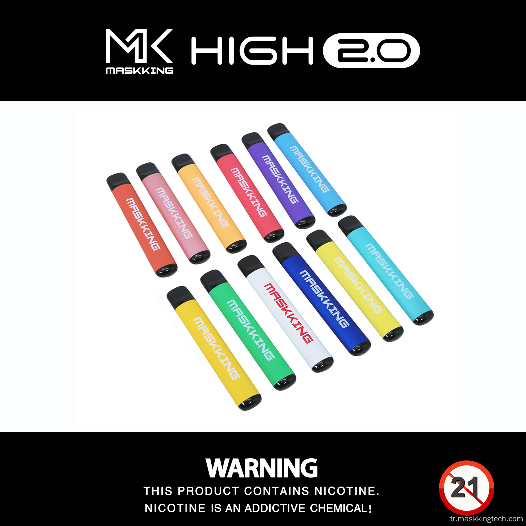 Maskking High 2.0 400 Puffs Tek Kullanımlık Dab Kalemi