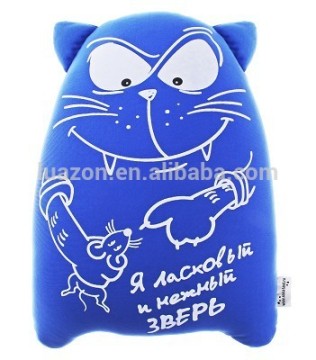 Anti-stress toy plush toy soft toy artwork blue \"Garfield\"