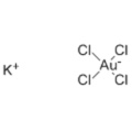 Aurate(1-),tetrachloro-, potassium (1:1),( 57263849,SP-4-1)- CAS 13682-61-6