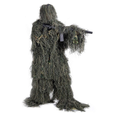 Hunting clothes New 3D Coverall leaf Bionic Ghillie Suits Yowie sniper birdwatch airsoft Camouflage Clothing jacket and pants