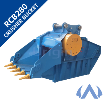 Excavator Crusher Bucket for Concrete Rock Demolition
