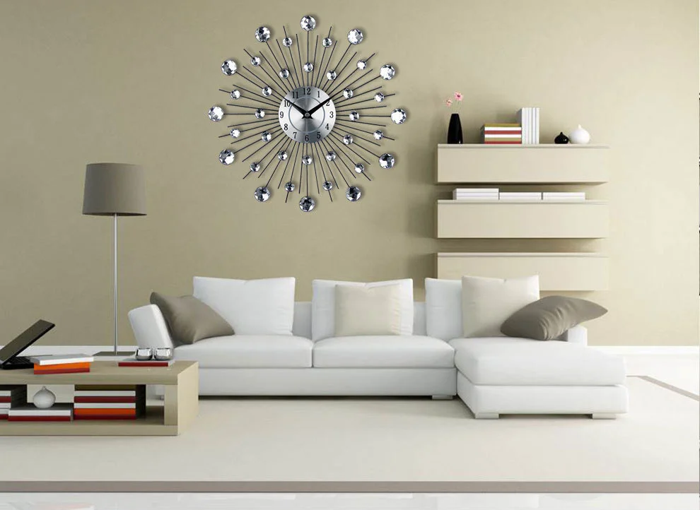 Home Decoration Creative DIY Wall Clock Crystal Acrylic Wall Clock