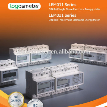 Three phase Din-rail analogue display kwh meter,kilo watt hour meter